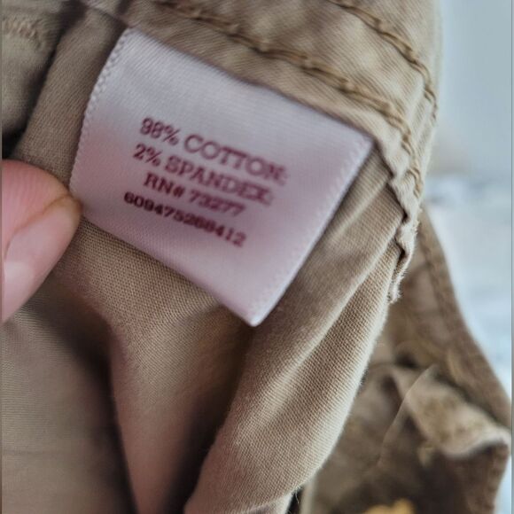 So Y2K Cargo Pants Tan Brown Utility Gorpcore 90s Baggy Grunge Outdoor Low Rise - Picture 8 of 9